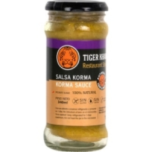 Hipercor  TIGER KHAN salsa korma picante suave sin gluten y sin lactos