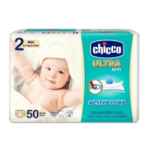 PANALES CHICCO ULTRA MINI T2 (3-6KG) 50 UNIDADES