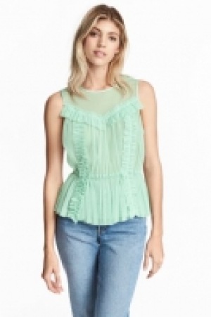  Blusa de malla con volantes 8.99 €