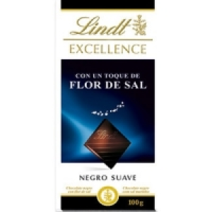 LINDT EXCELLENCE chocolate negro suave con un toque de flor  2.39 €