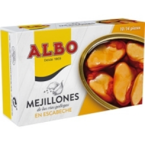 ALBO mejillones en escabeche de las rías gallegas 10-14 piez 3.70 €