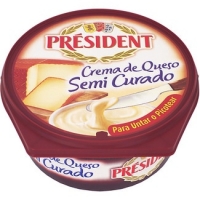 Hipercor  PRESIDENT crema de queso semicurado para untar tarrina 125 g