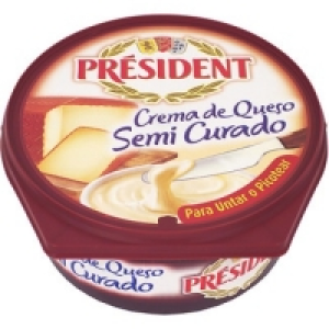 PRESIDENT crema de queso semicurado para untar tarrina 125 g