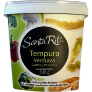SANTA RITA tempura verduras carnes y pescados envase 500 g