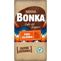 Hipercor  BONKA café natural molido puro Colombia paquete 250 g