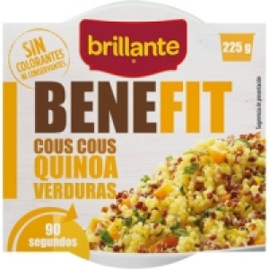 BRILLANTE Benefit cous cous, quinoa y verduras envase 200 g