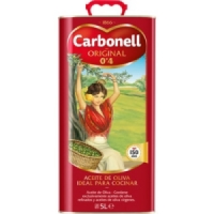 Hipercor  CARBONELL aceite de oliva suave 0,4º lata 5 l