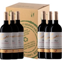 Hipercor  CUNE vino tinto gran reserva DOCa Rioja caja 6 botellas 75 c