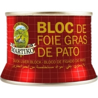 Hipercor  MARTIKO bloc de foie gras de pato lata 130 g