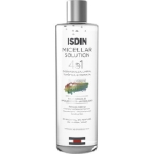 Hipercor  ISDIN Micellar Solution 4 en 1 desmaquilla, limpia, tonifica