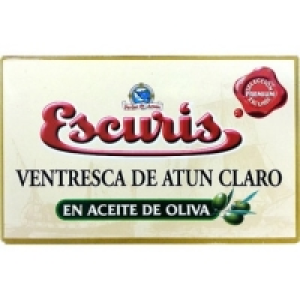 ESCURIS ventresca de atún claro en aceite de oliva lata 78 g