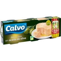 Hipercor  CALVO atún claro en aceite de oliva La Española pack 3 latas
