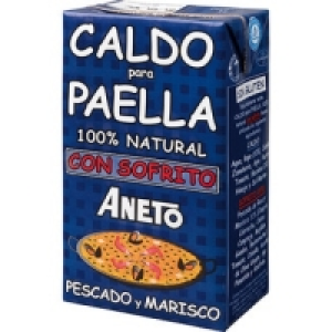 Hipercor  ANETO caldo para paella de pescado y marisco con sofrito 100