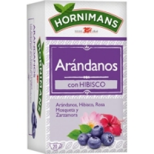 HORNIMANS infusión de arándanos, hibisco, rosa mosqueta y za