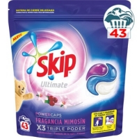 Hipercor  SKIP Ultimate detergente máquina líquido Powercaps fragancia