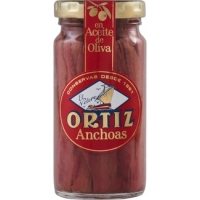 Hipercor  ORTIZ filetes de anchoa del Cantábrico en aceite de oliva fr