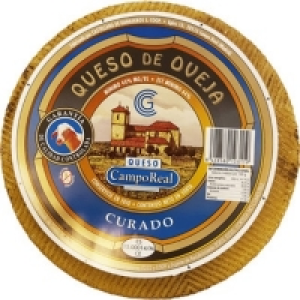 Hipercor  CAMPO REAL queso curado de oveja graso elaborado con leche p