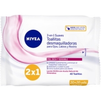 Hipercor  NIVEA toallitas desmaquilladoras suaves 3 en 1 para piel sec