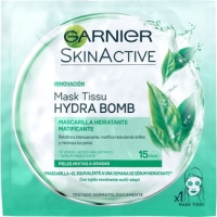 Hipercor  GARNIER Skin Active mascarilla facial Hydra Bomb hidratante 