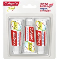 Hipercor  COLGATE TOTAL pasta de dientes Original formato viaje pack 3