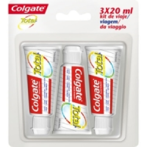 COLGATE TOTAL pasta de dientes Original formato viaje pack 3