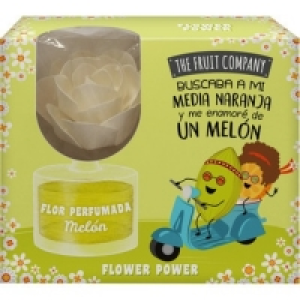 THE FRUIT COMPANY ambientador en forma de flor aroma Melón e
