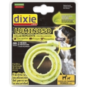 Hipercor  DIXIE collar repelente luminoso para perros de todos los tam