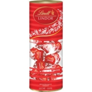 LINDT LINDOR bombones de chocolate con leche tubo 287,5 g