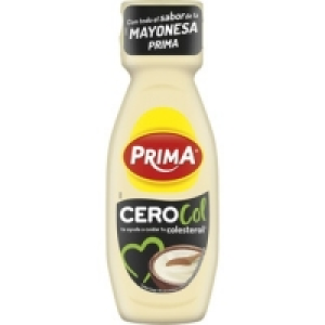 PRIMA mayonesa cerocol te ayuda a cuidar el colesterol envas