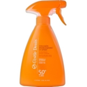 Hipercor  GISELE DENIS emulsión bronceadora SPF-50+ con vitaminas C y 