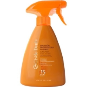 Hipercor  GISELE DENIS emulsión bronceadora SPF-15 con vitaminas C y E