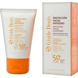 Hipercor  GISELE DENIS protección facial anti-edad SPF-50+ resistente 