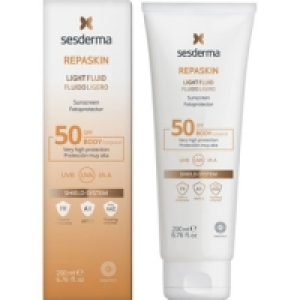 Hipercor  SESDERMA REPASKIN fotoportector solar Corporal Fluido Ligero