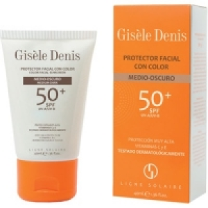 GISELE DENIS protector facial con color tono medio-oscuro SP