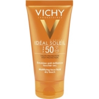 Hipercor  VICHY IDEAL SOLEIL crema protectora solar facial tacto seco 