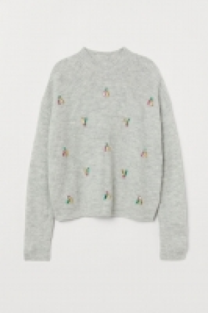 HM   Jersey de punto con strass