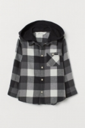 HM   Camisa de franela con capucha