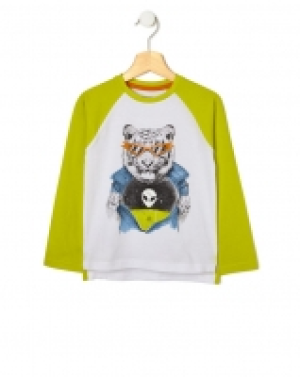 CAMISETA RAGLAN ESTAMPADA TIGRE 10.39 €