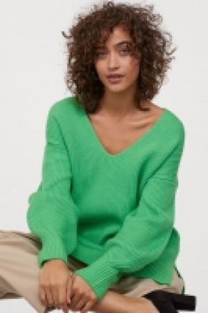 Jersey escote en V con lana 44.99 €