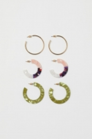 3 pares de pendientes 7.99 €