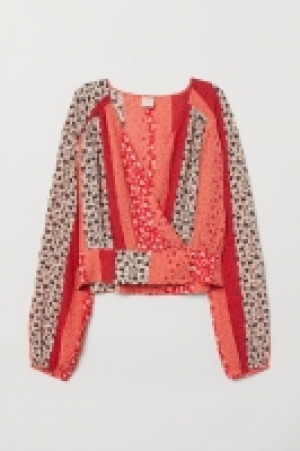 Blusa cruzada arrugada 14.99 €