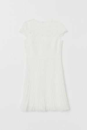 Vestido plisado de encaje 27.99 €