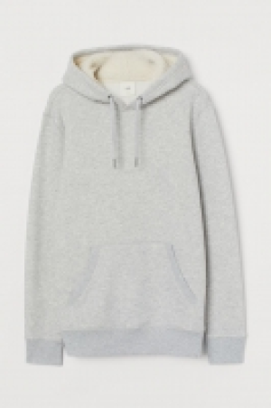 HM  Sudadera con capucha forrada