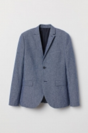 HM  Americana de algodón Slim Fit