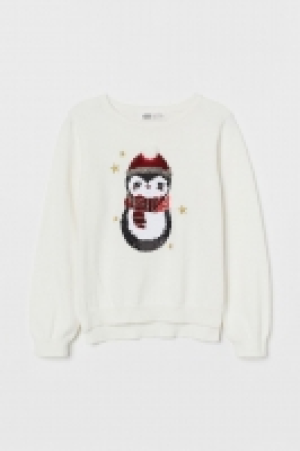 Jersey con motivo lentejuelas 8.99 €