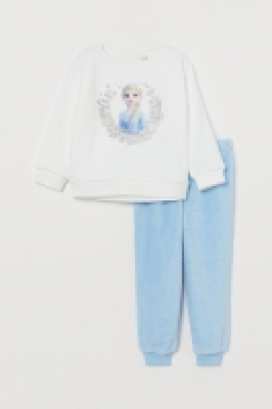 HM  Pijama en tejido peluche