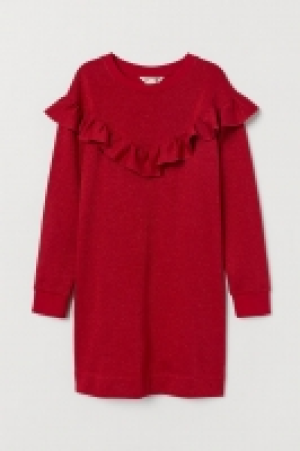 Vestido sudadera con volante 13.99 €