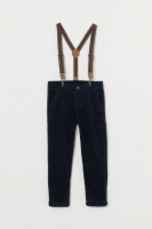 Pantalón de pana con tirantes 14.99 €