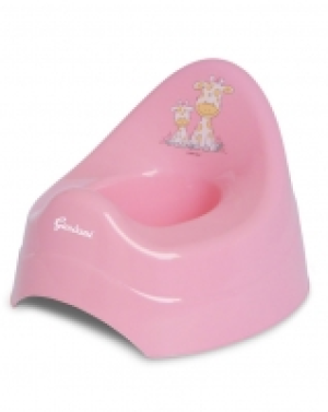 ORINAL ROSA CON JIRAFA