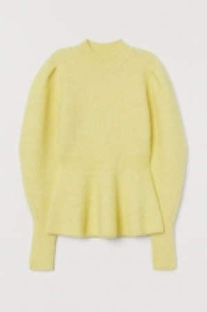 HM  Jersey con lana y peplo